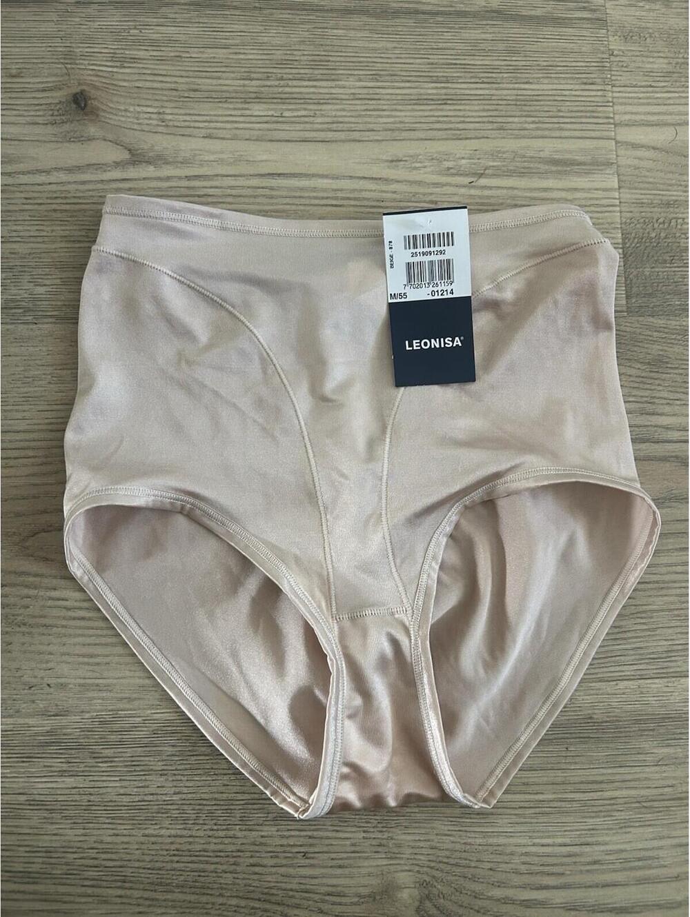 Leonisa Womens Truly Undetectable Comfy High Waist Panty 01214 Size M Beige